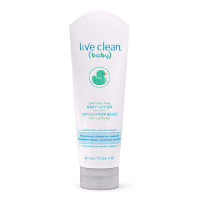 Live Clean Baby Perfume Free Baby Lotion
