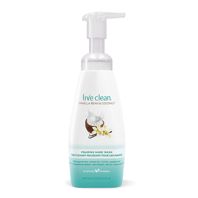 Live Clean Vanilla Bean and Coconut Foaming Hand Soap