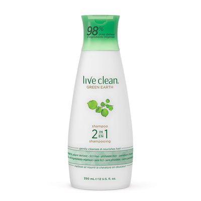 Live Clean Green Earth 2 in 1 Shampoo and Conditioner
