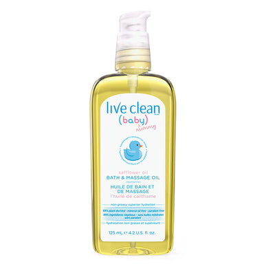 Live Clean Baby and Mommy Gentle Moisture Bath and Massage Oil