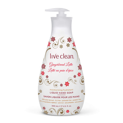 Live Clean Gingerbread Latte Holiday Liquid Hand Soap