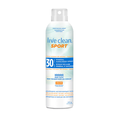 Live Clean Sport Mineral Sunscreen Spray